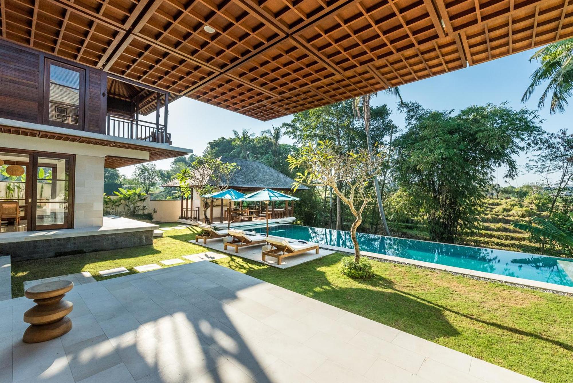 Villa Rusa Biru - Modern Villa With Private Pool And Cook In The Heart Of Berawa Canggu Extérieur photo